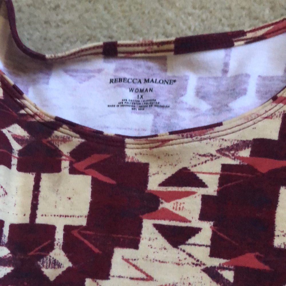 Aztec print top - Picture 2 of 2
